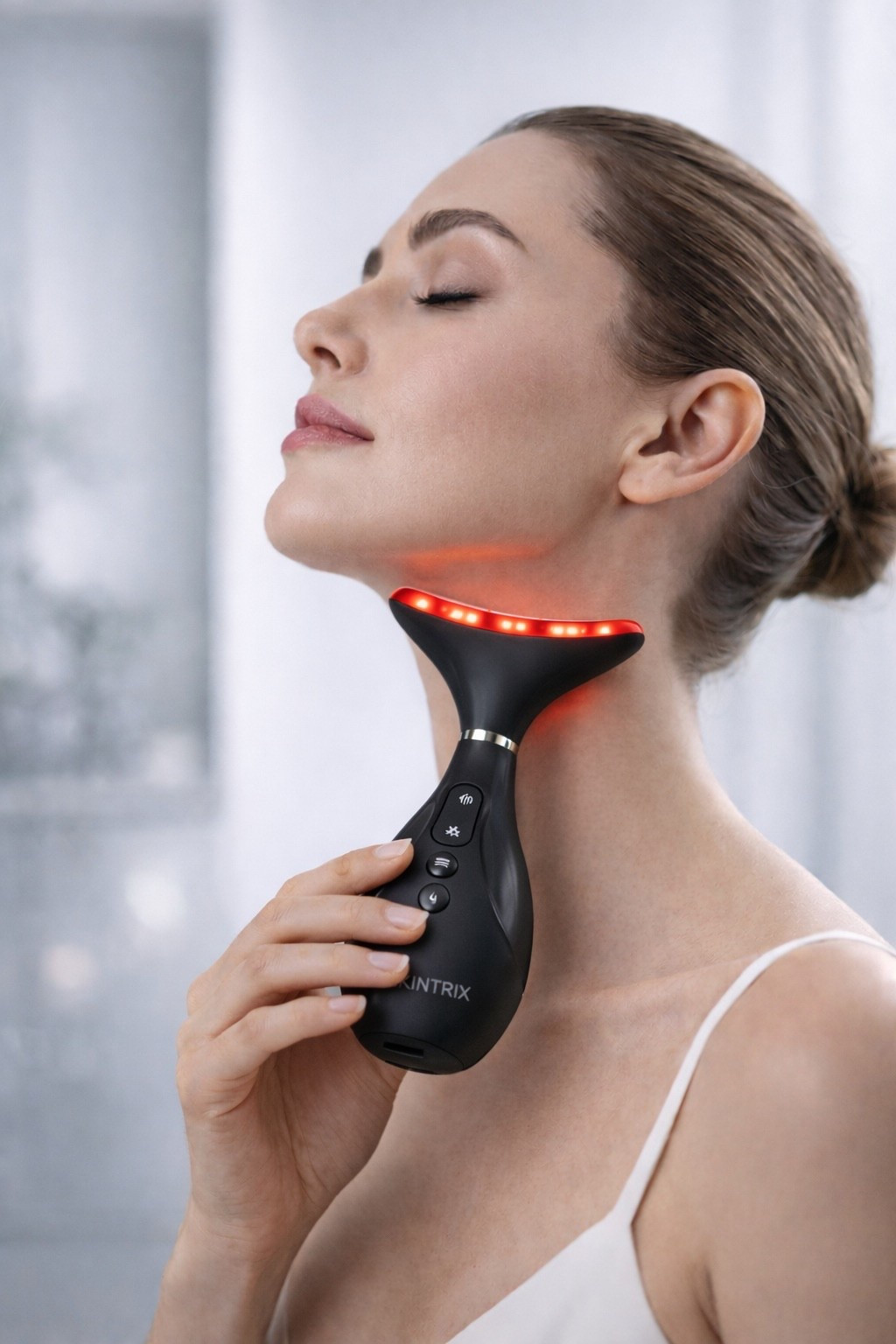 Luxury beauty tech designed to sculpt, glow, and elevate your face and neck routine with high-performance LED care.

#SKINTRIX #LuxuryBeautyTech #LEDLightTherapy #FaceAndNeckDevice #BeautyTech #SkincareDevice #GlowingSkin #RedLightTherapy #NeckCare #AtHomeFacial #BeautyRoutine #SelfCareRitual #AntiAgingSkincare #GlowFromHome #SkincareTools #TimelessSkin #ModernSkincare #FaceMassage #NeckMassage #HighPerformanceSkincare