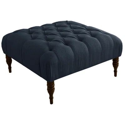 Davina Cocktail Ottoman Color: Navy | Wayfair North America