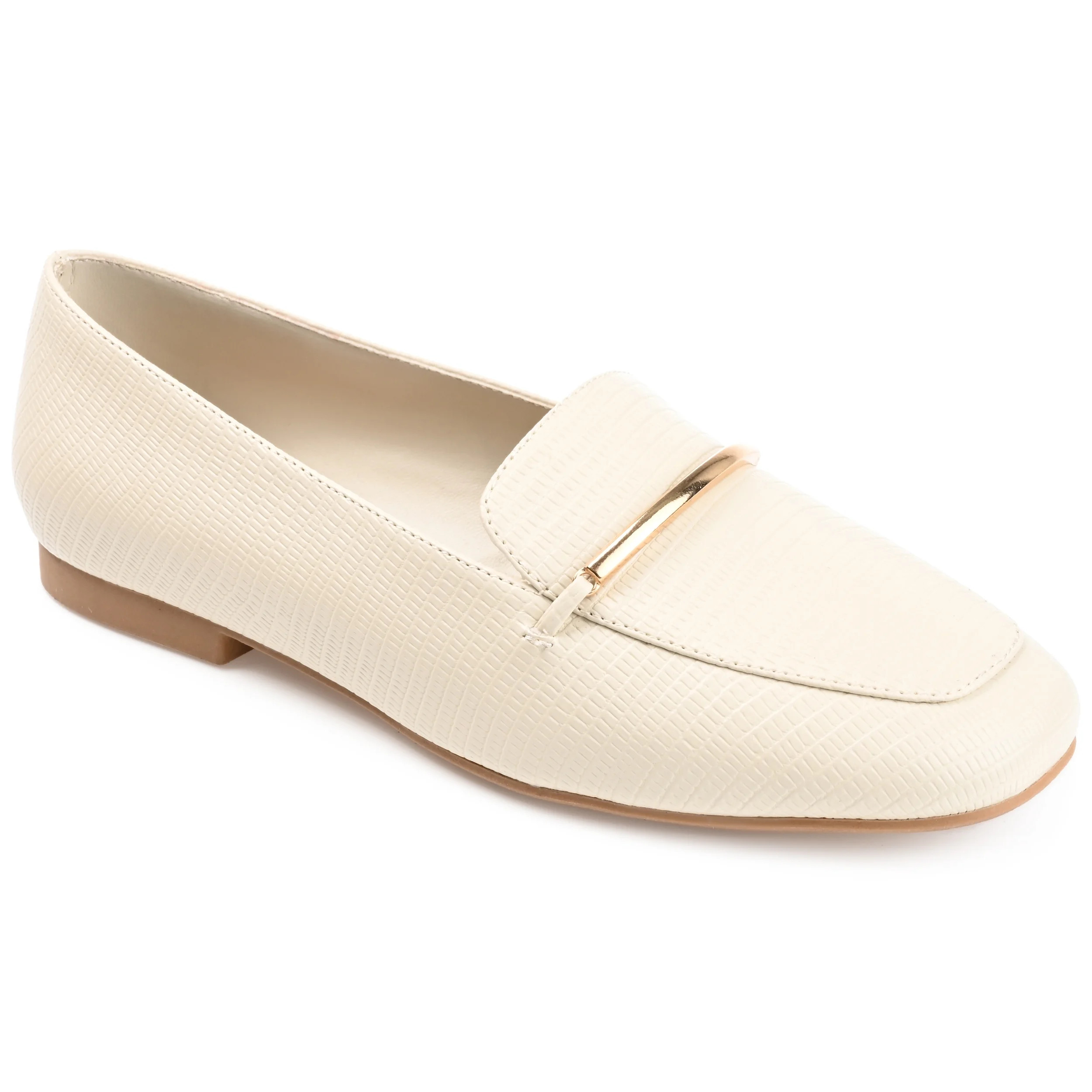 Brinley Co. Womens Tru Comfort Foam™ Soft Square Toe Loafer Flat - Walmart.com | Walmart (US)