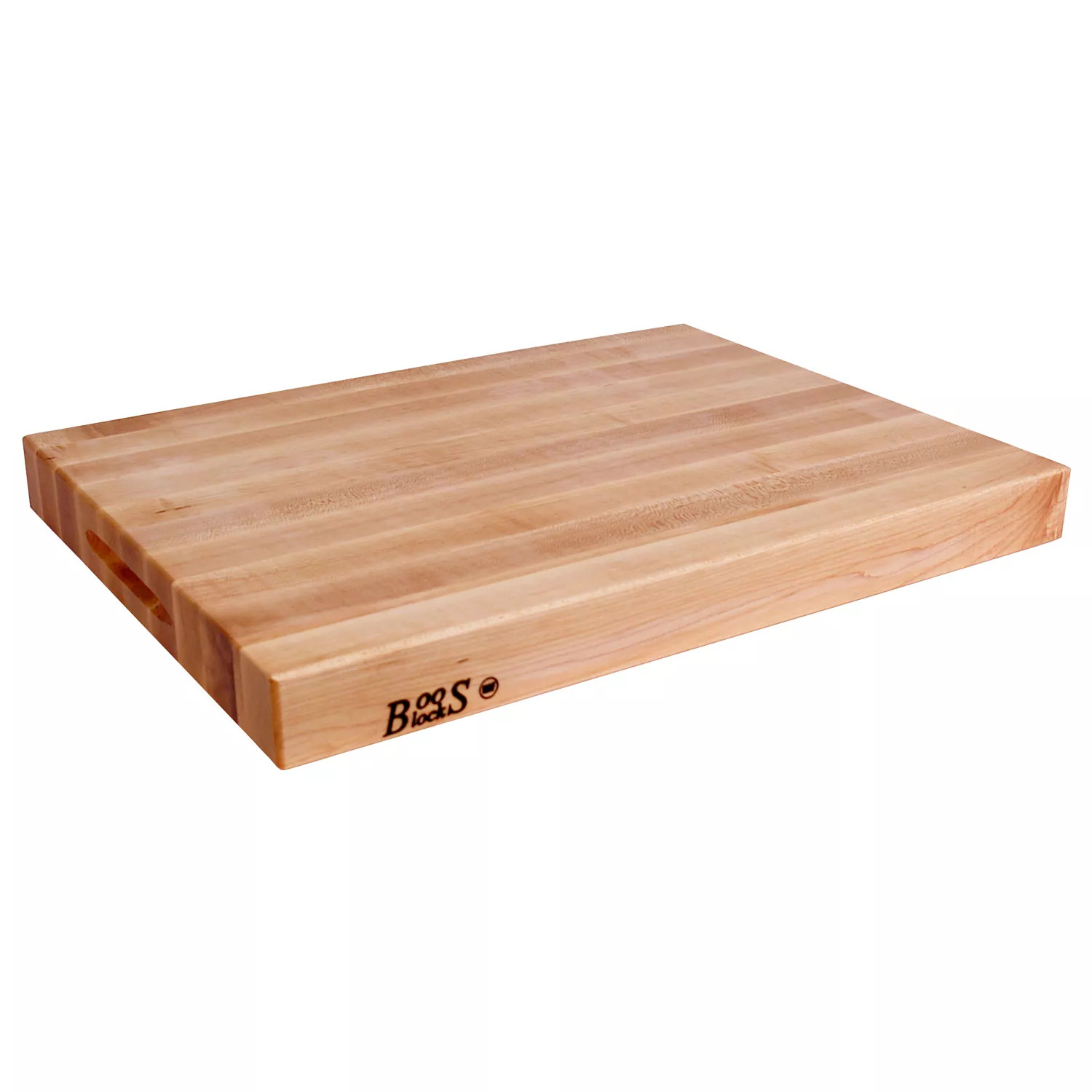 John Boos Maple Edge-Grain Cutting Boards w/ Insert, 2.25'' Thick | Sur La Table