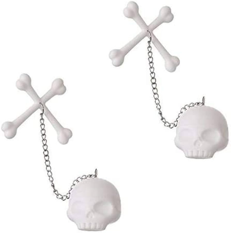 Coolrunner 2 pcs Silicone Tea Bones Skull Tea Infuser Filter | Amazon (US)