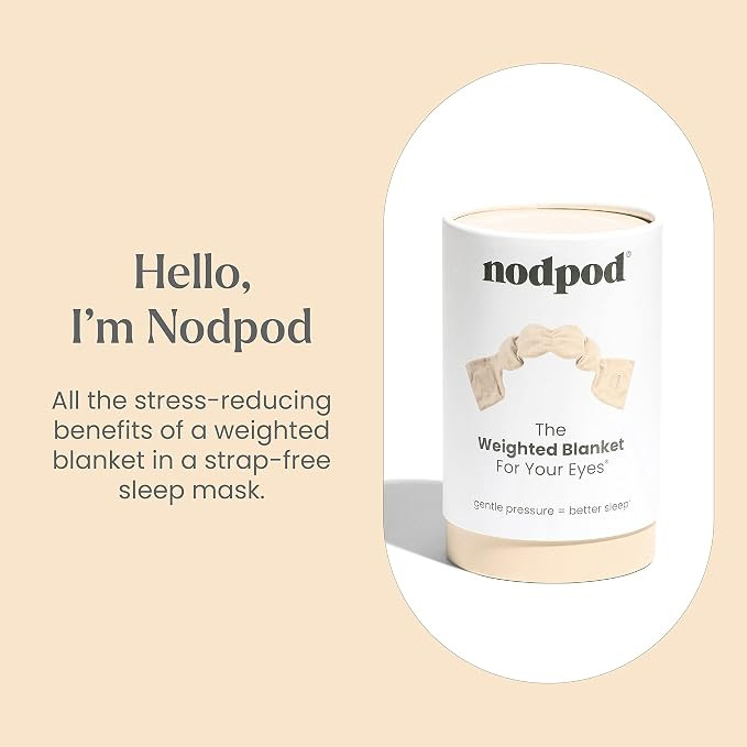 Nodpod Gentle Pressure Sleep Mask | Patented Light Blocking Design for Sleeping, Travel & Relaxat... | Amazon (US)