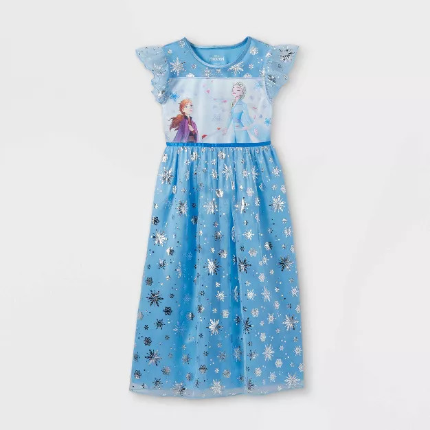 Girls' Frozen NightGown - Blue | Target