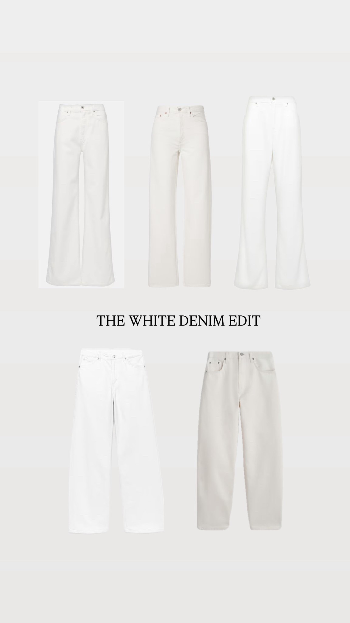 A white jeans is the ultimate staple for spring to elevate your style 

#LTKspring #LTKeurope #LTKjeans