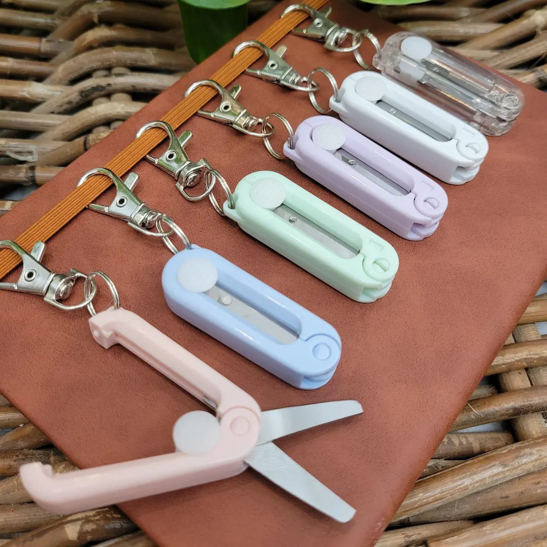 Mini Folding Scissors with Clip: Badge Reel Accessory | Etsy (US)