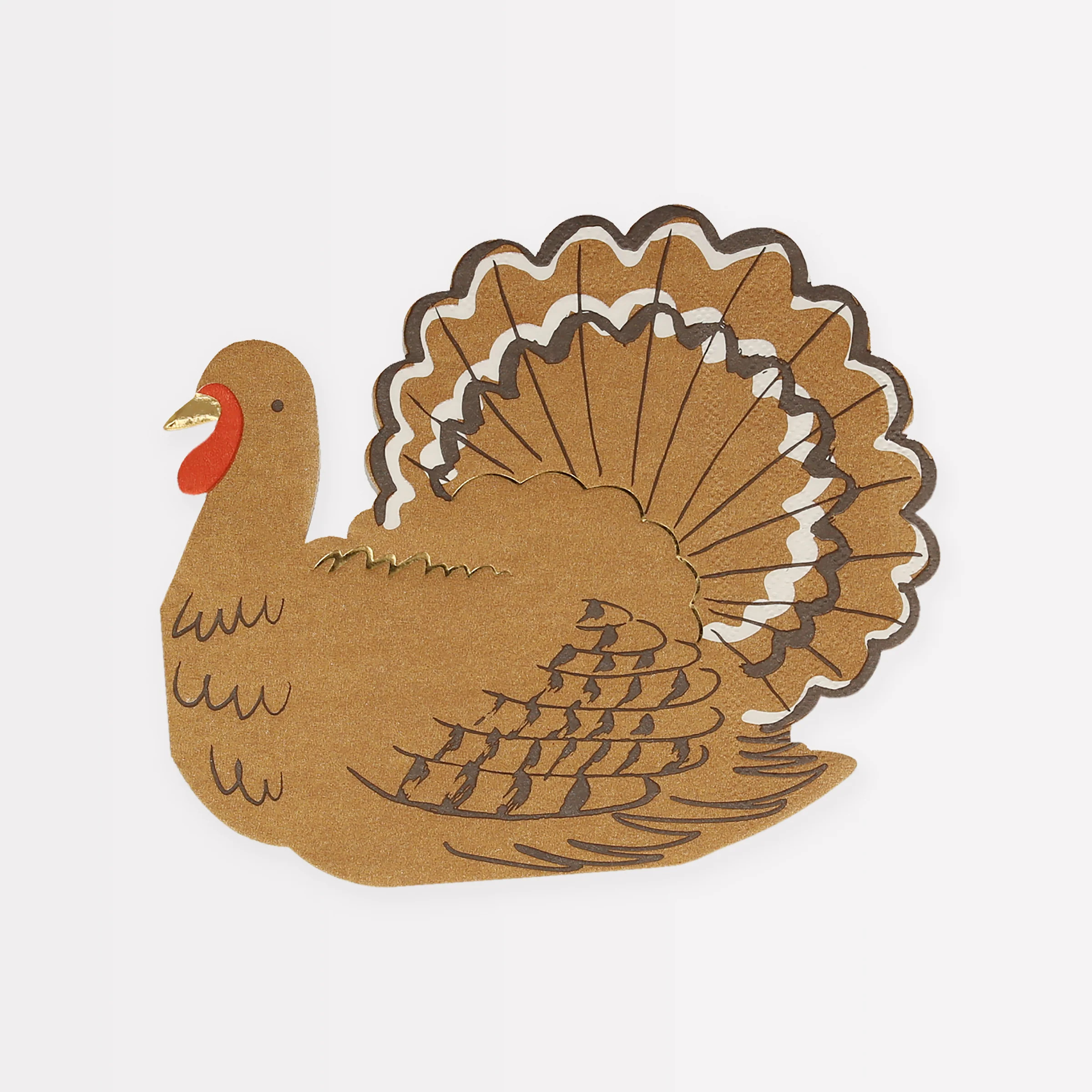 Turkey Napkins (x 16) | Meri Meri
