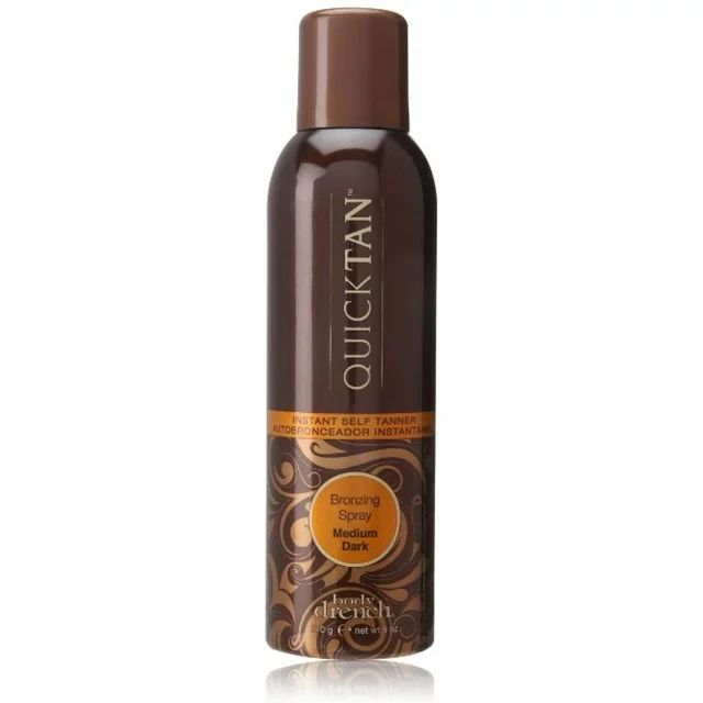 Body Drench Quick Tan Instant Self Tanner Bronzing Spray, Medium/Dark, 6 oz | Walmart (US)