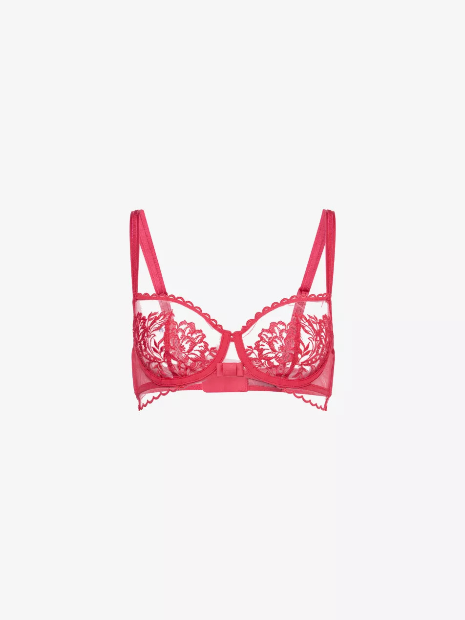 Romance Half-Cup Lace Bra | Selfridges