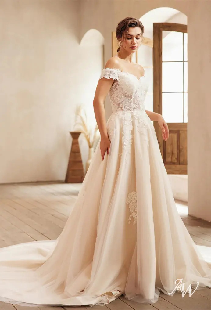 AW Pope Wedding Dress, Wedding Dresses | AW Bridal | AW Bridal