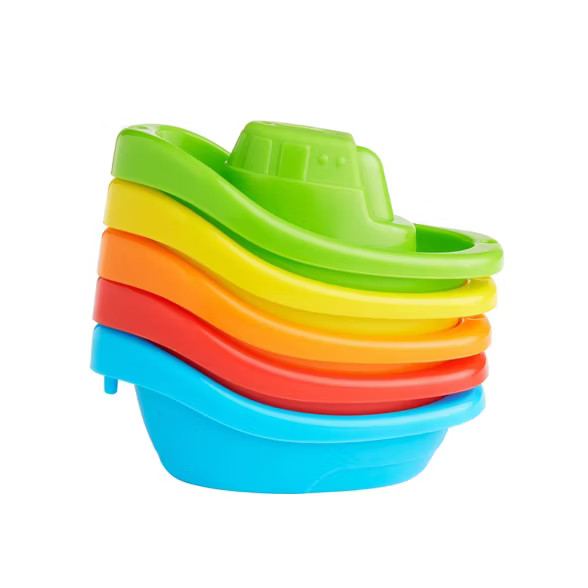 Munchkin Fleet Of Five Boats Bath Toy | Target