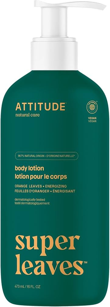 ATTITUDE Body Lotion, EWG Verified Moisturizer, Vegan Skin Care Products, Non-Greasy, Hydrating f... | Amazon (US)
