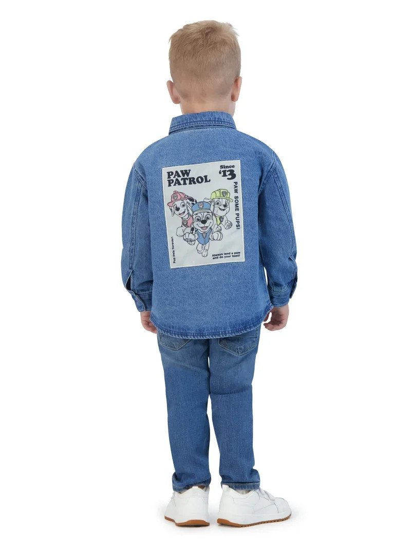 Paw Patrol Toddler Boy Shacket, Sizes 12M-5T | Walmart (US)