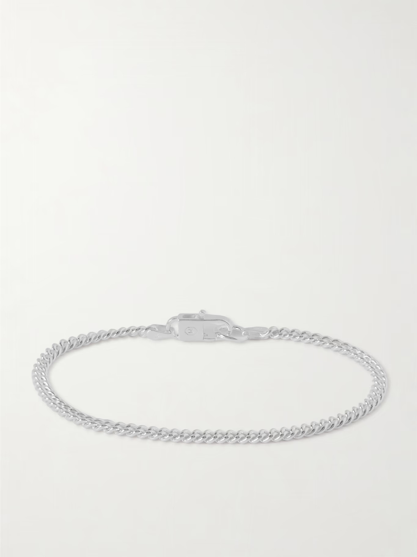 Round Curb Silver Chain Bracelet | Mr Porter (UK)