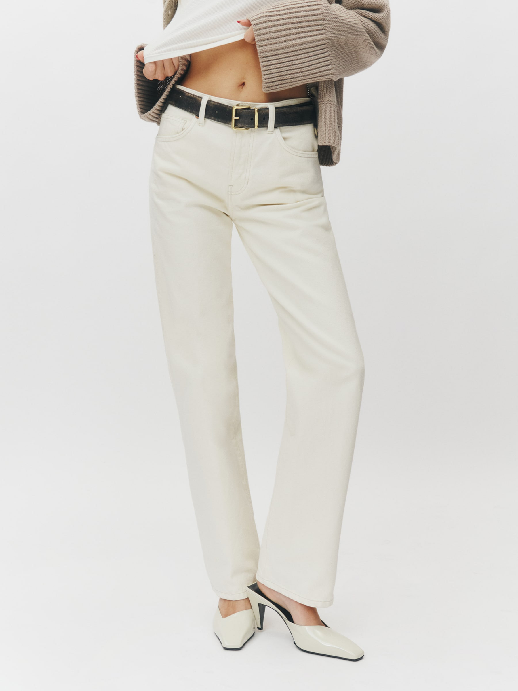 Val 90s Mid Rise Straight Jeans | Reformation (Global)