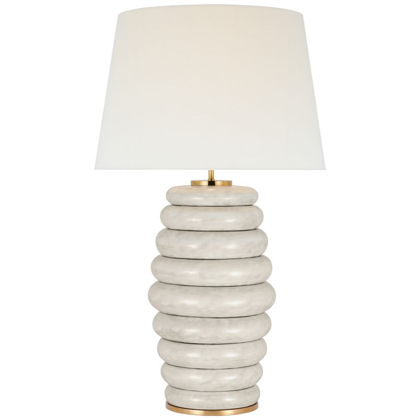 Phoebe Extra Large Stacked Table Lamp | Visual Comfort
