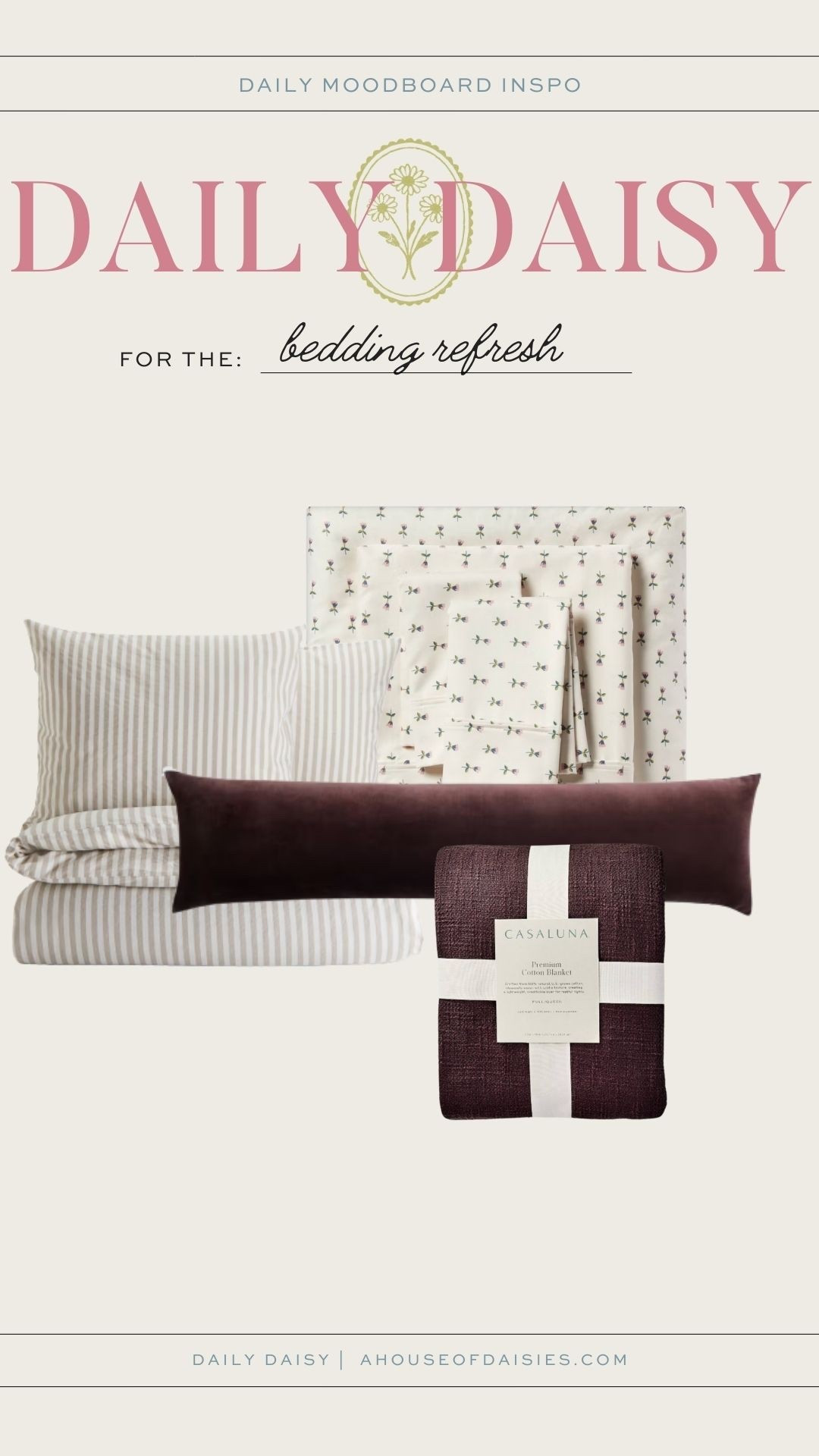 Bedding refresh, primary bedroom, neutral bedding, patterned bedding 

#LTKmorningroutine #LTKHome #LTKFindsUnder50