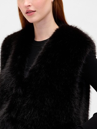 Recycled Faux Fur Vest | Gap (CA)