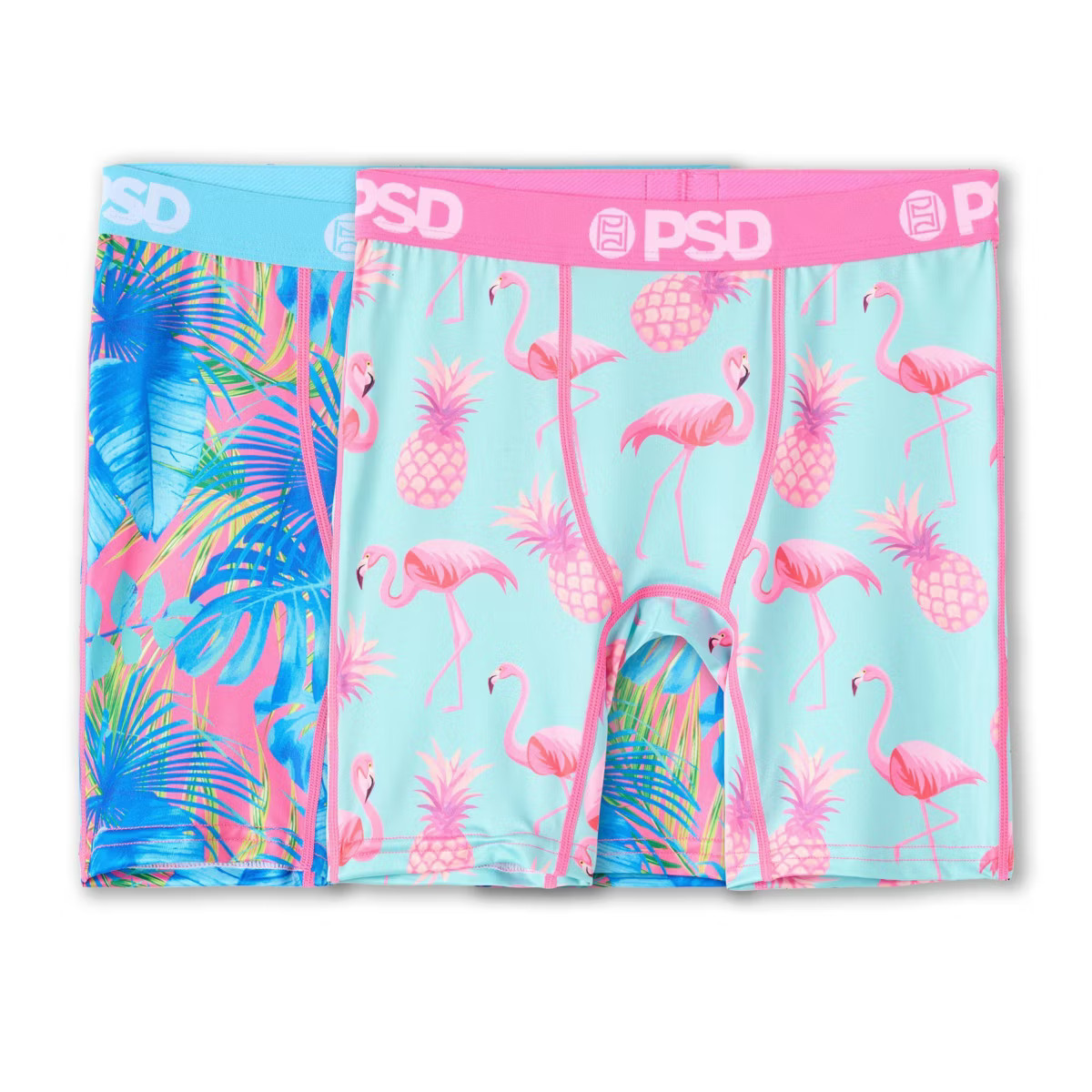 PSD 2pk 'Flamingo & Palm Punch' Boxer Briefs Underwear | Target