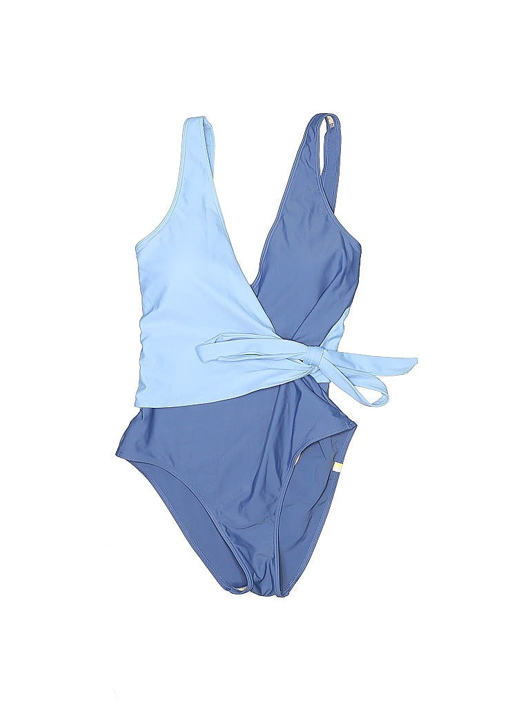 Summersalt One Piece Swimsuit: Blue Stars Swimwear - Size 6 | ThredUp