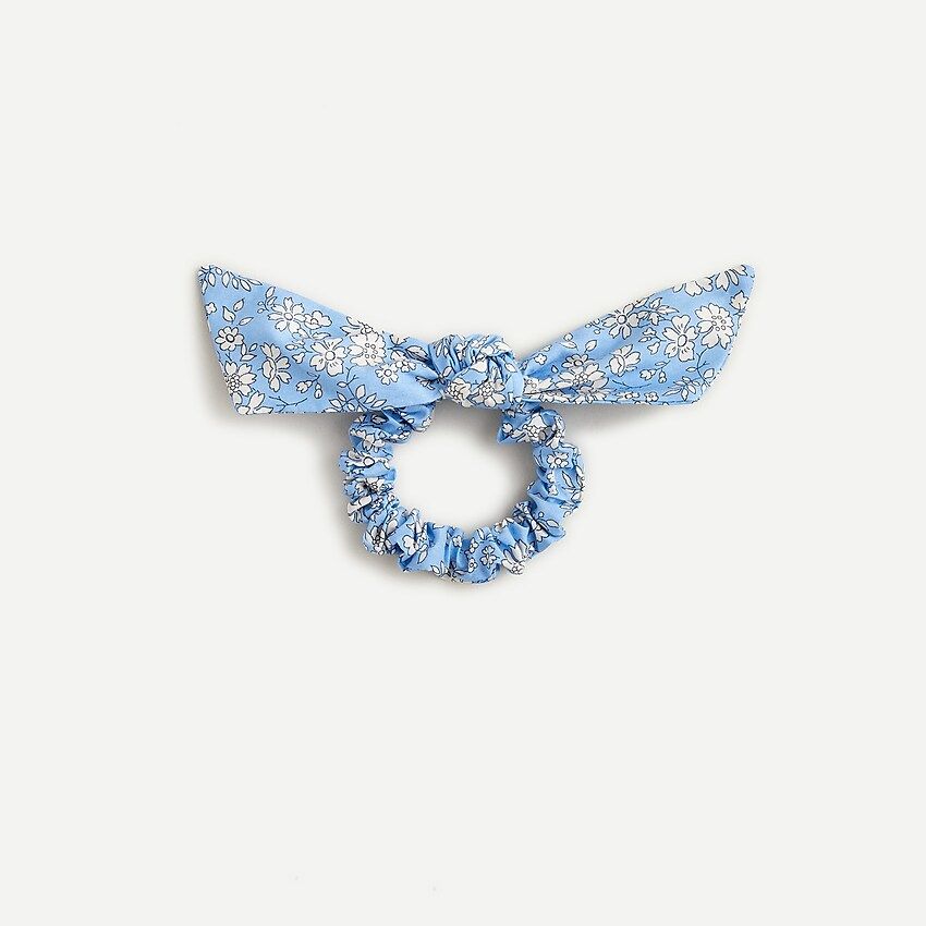 Bow scrunchie in Liberty® floral print | J.Crew US