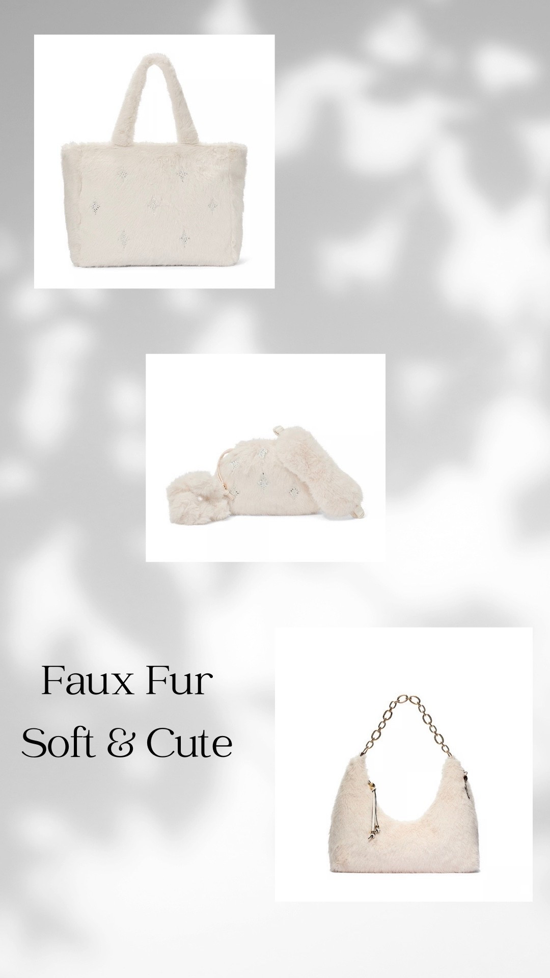 Faux fur accessories on sale! Love the faux fur bags and eye mask! 

#LTKHoliday #LTKSeasonal #LTKFindsUnder100