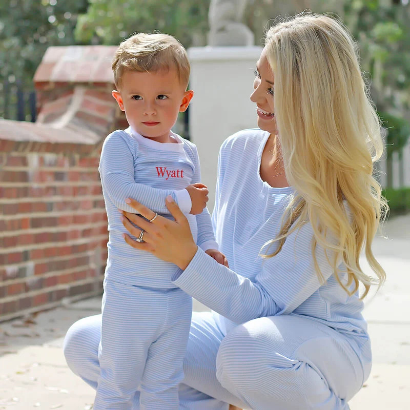 Blue Stripe Pajamas | Classic Whimsy