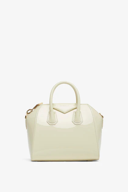 Antigona mini cream patent bag | Shop Savannahs (US)