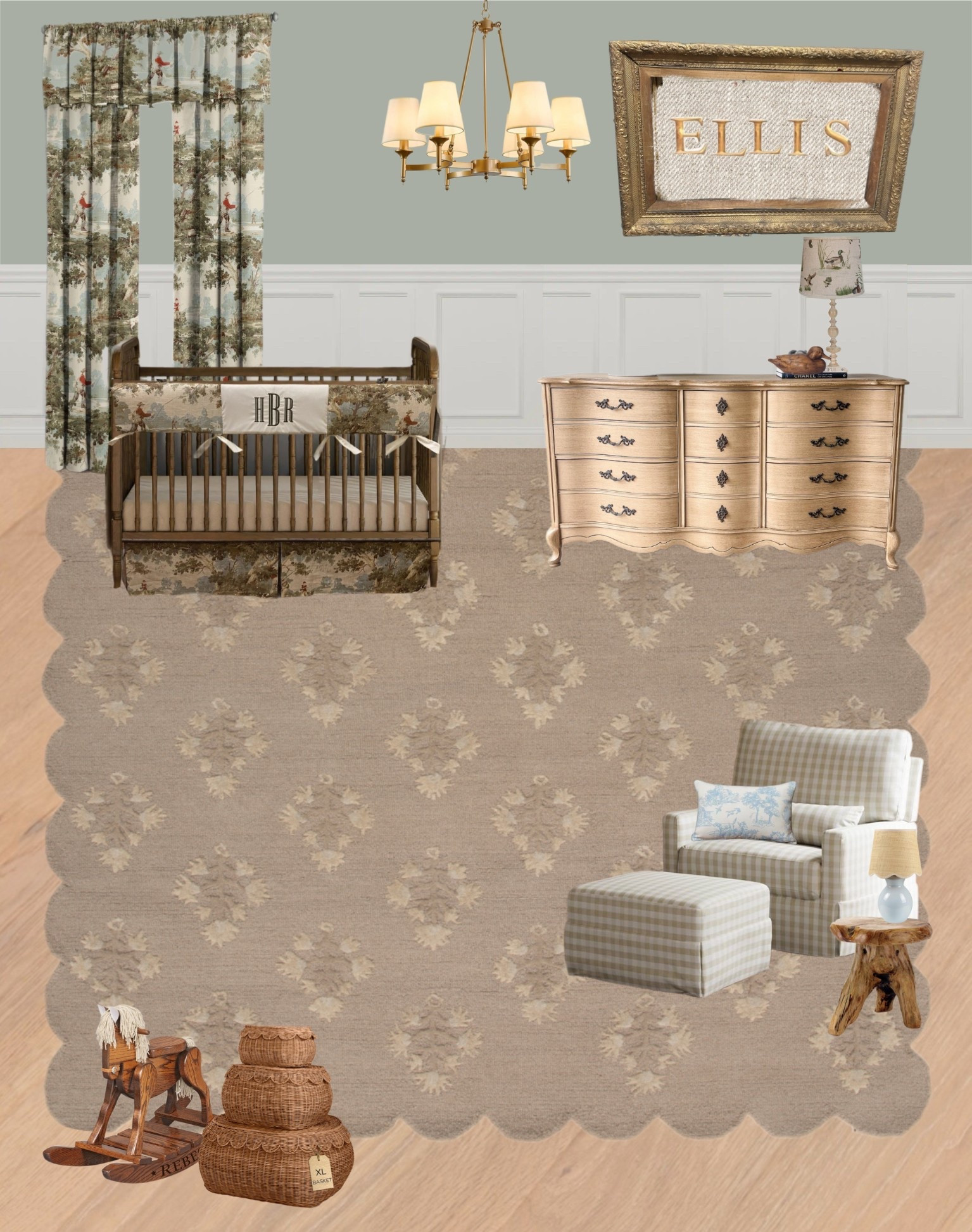 Baby boy room
Vintage hunting room
Baby boy nursery
Moody nursery 
Nursery bedding
Tjmaxx rug
Namesake bed
Room design 
Wayfair curtains
Amazon finds


#LTKHome #LTKBump #LTKBaby