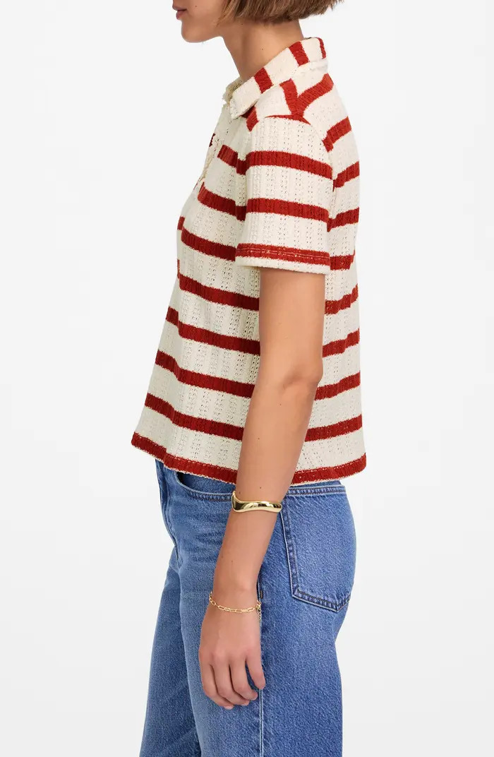 Madewell Stripe Knit Polo | Nordstrom | Nordstrom