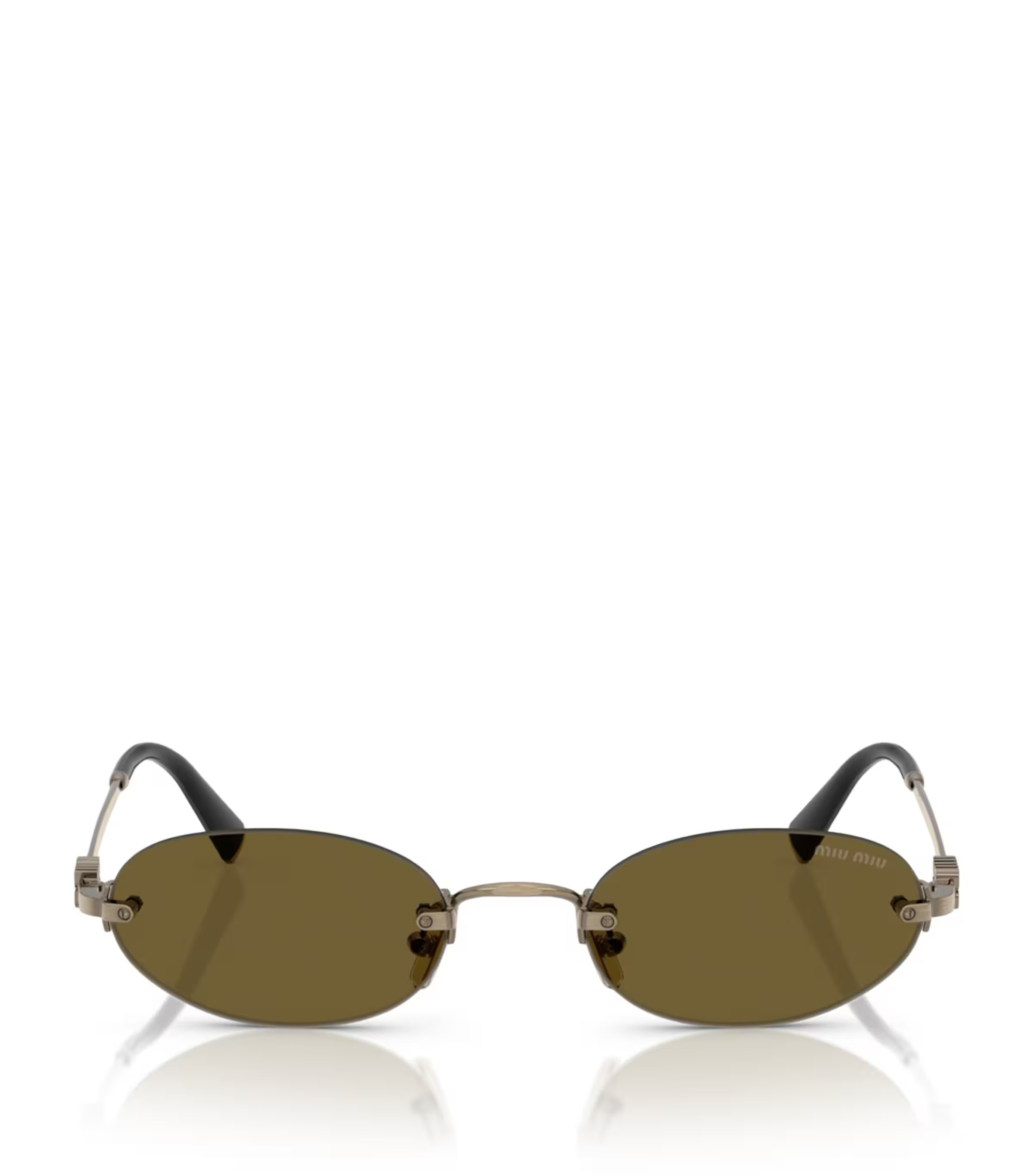 Miu Miu Metal Oval MUA54S Sunglasses | Harrods