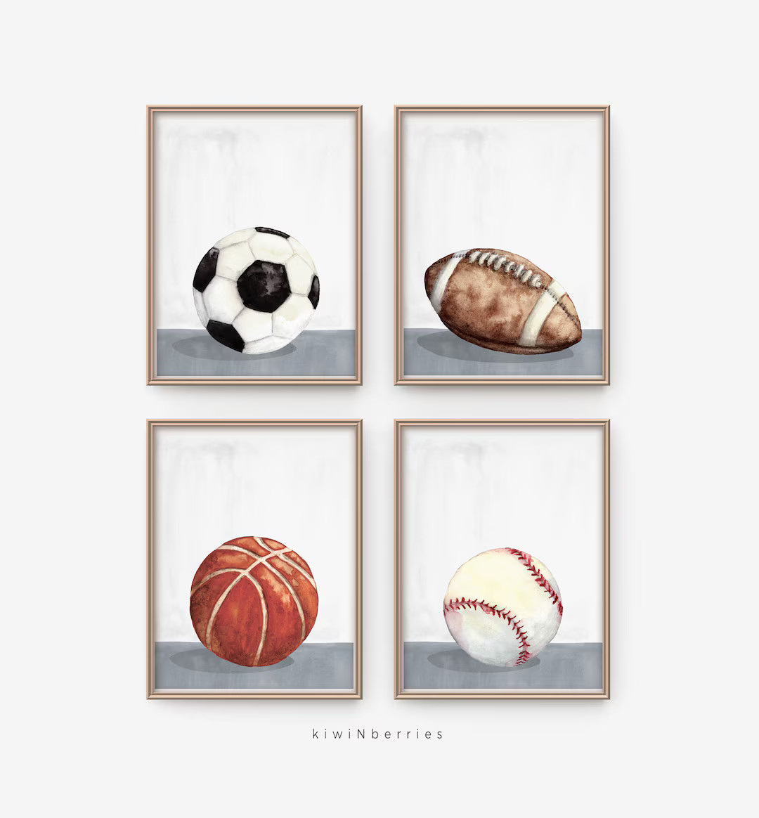 Sport Prints Printable Sports Art Boys Room Decor Playroom - Etsy | Etsy (US)