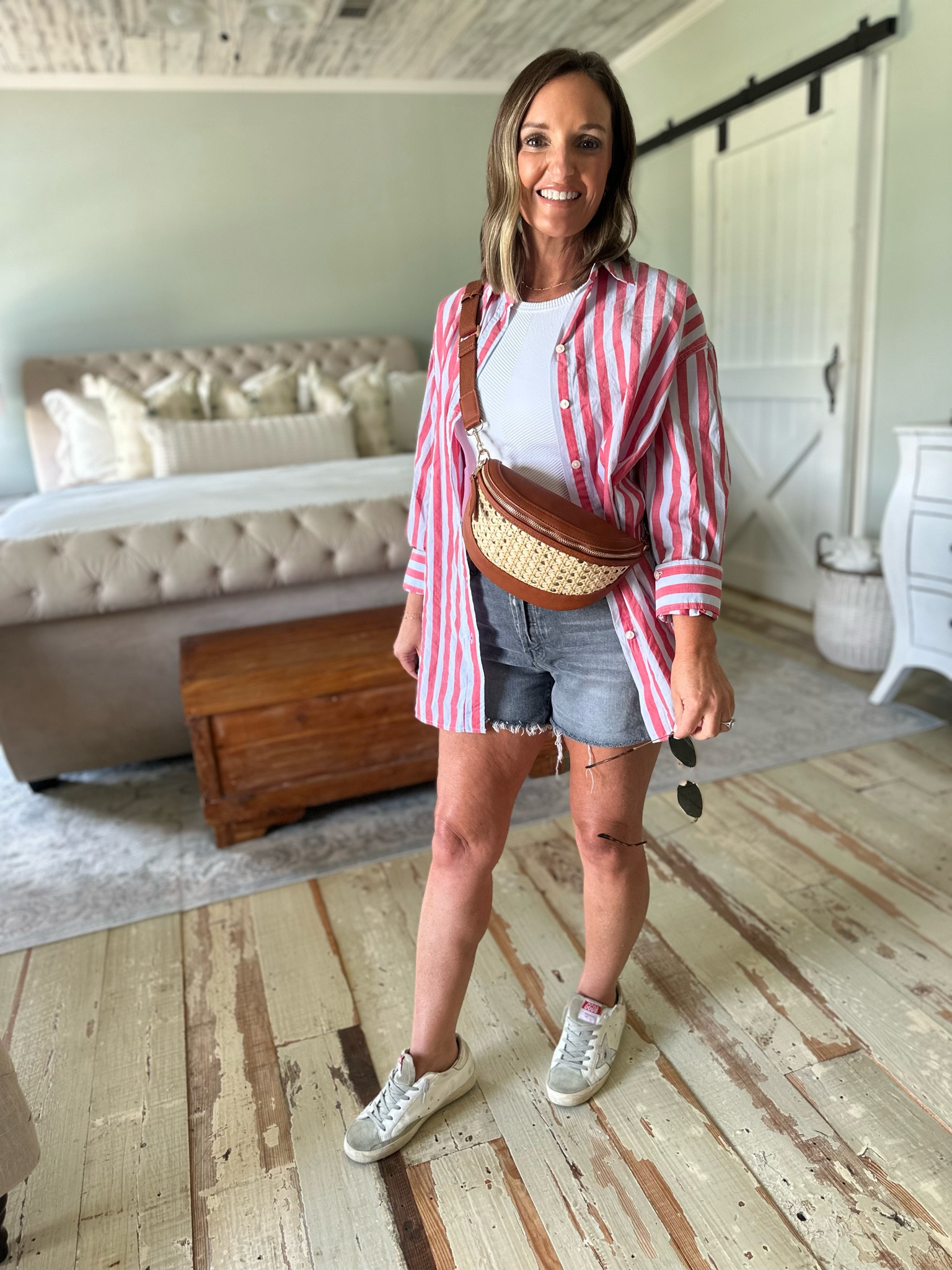 Summer outfit 
Target style 
Rayban 
Golden goose sneakers 

#LTKSaleAlert #LTKStyleTip #LTKPetite