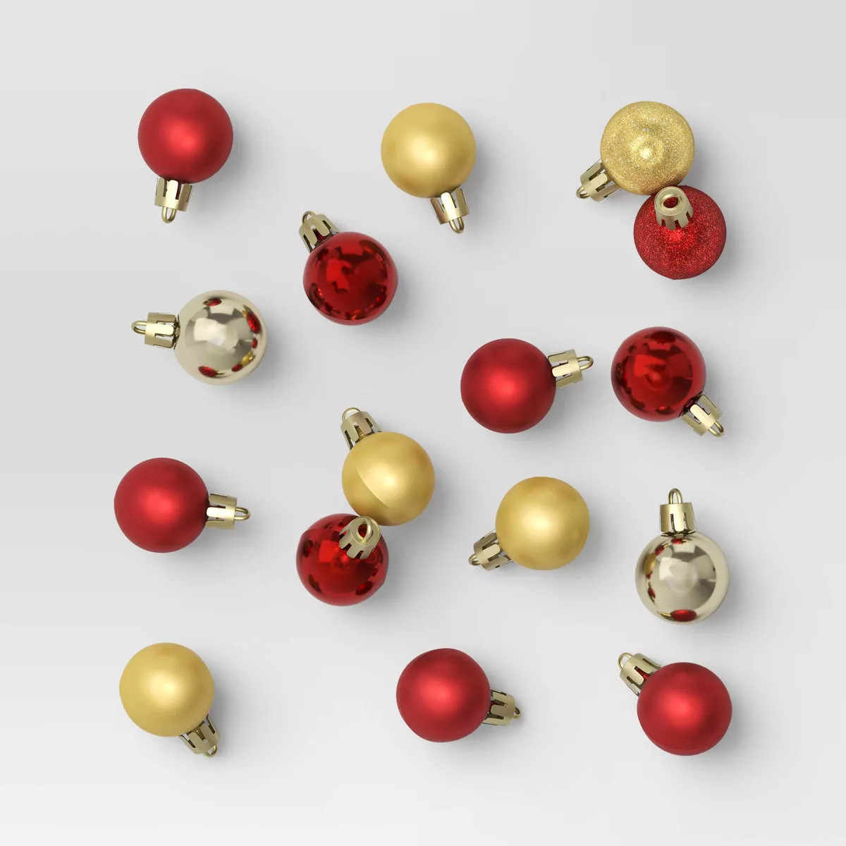 25ct Round Mini Christmas Tree Ornament Set - Wondershop™ | Target