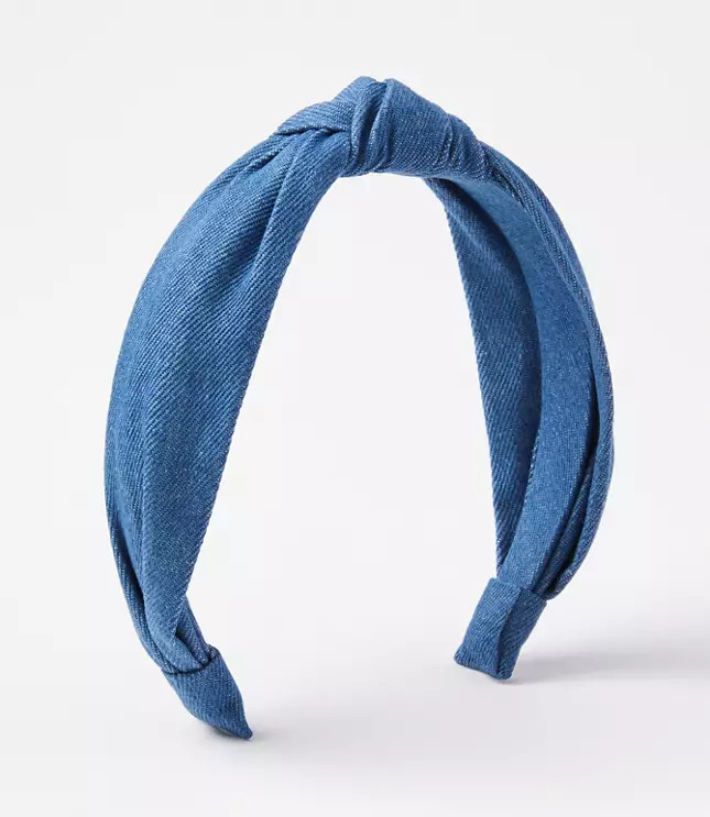 Chambray Knot Headband | LOFT
