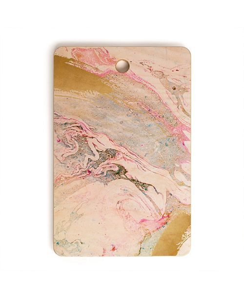 Winter Marble Rectangle Cutting Board | Macys (US)