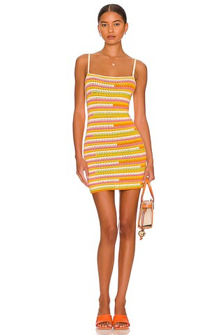 Rhea Open Stitch Mini Dress
                    
                    Camila Coelho | Revolve Clothing (Global)