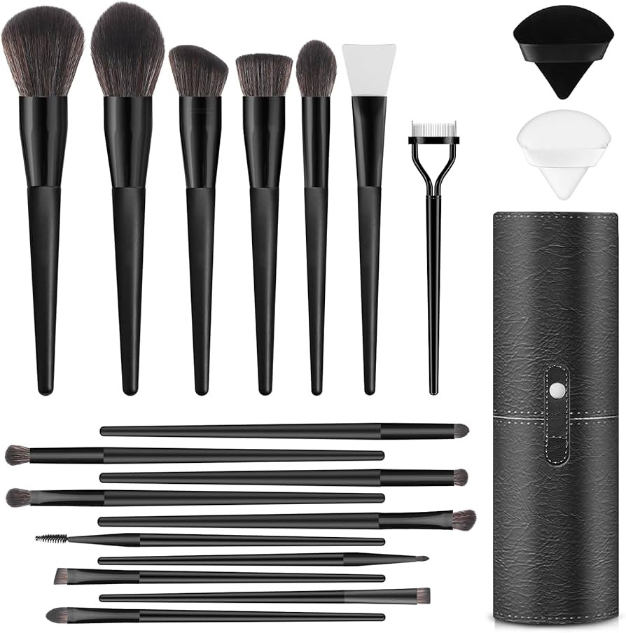 Professional Makeup Brush Set, LUXBRU 20PCs Makeup Brushes with Foundation Eyebrow Blending Conce... | Amazon (US)