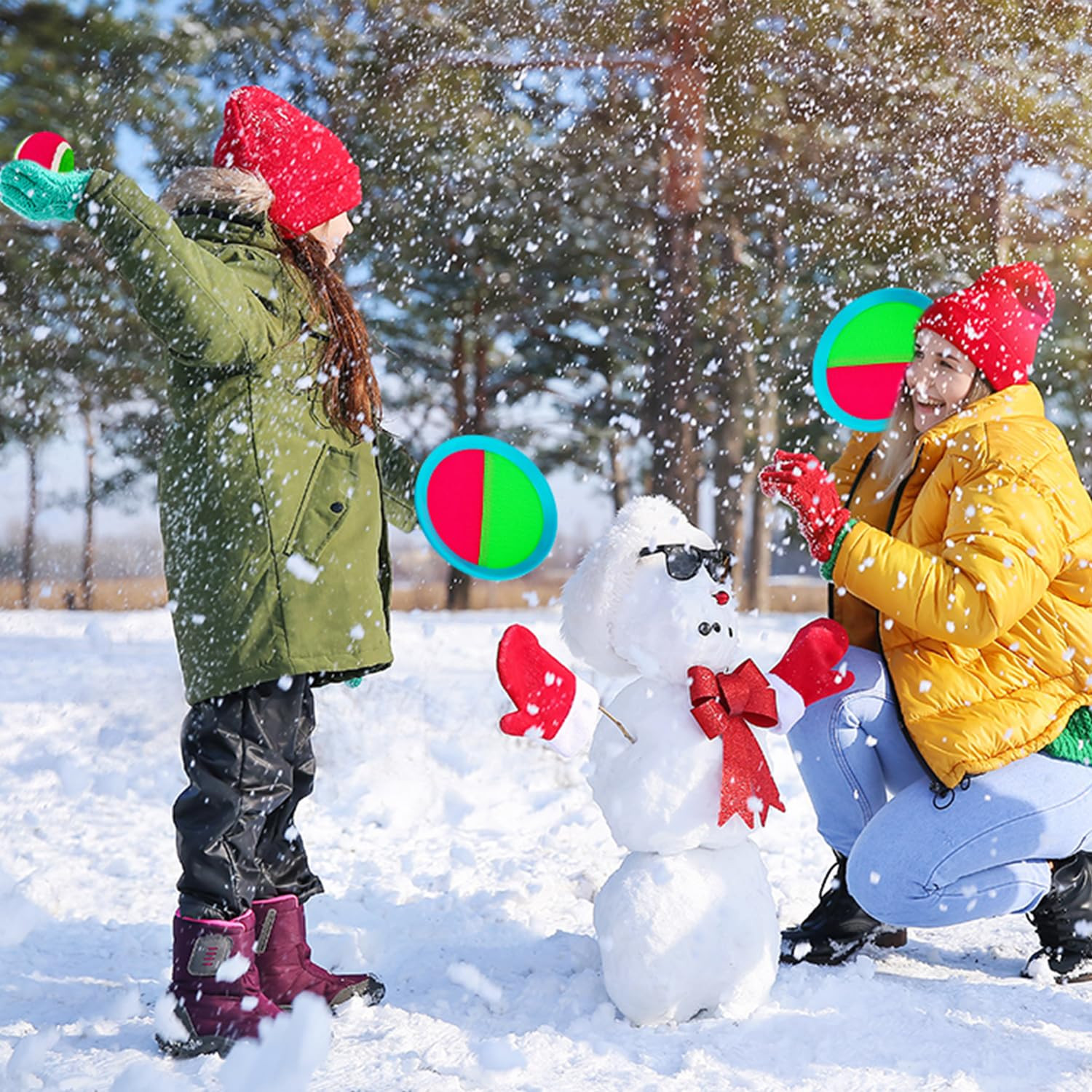 Ayeboovi Toss and Catch Ball Game Outdoor Toys for Kids Yard Games Beach Toys Outside Games for 3... | Amazon (US)