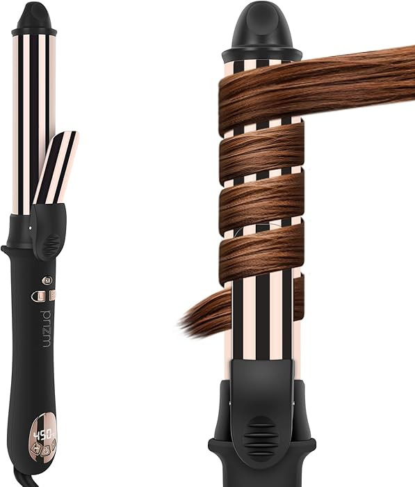 Prizm 1.25inch/32mm Automatic Curling Iron for Big Curler, Rotating Curling Wand Up to 450°F, LC... | Amazon (US)