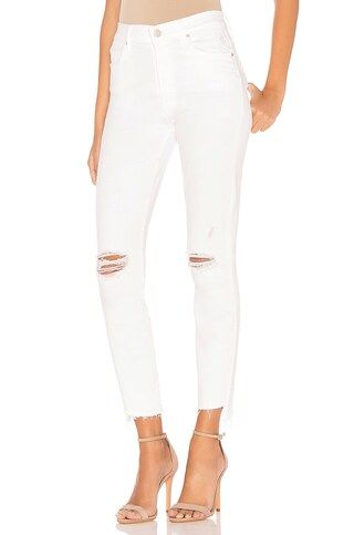 Stunner Zip Ankle Step Fray Jean | Revolve Clothing (Global)