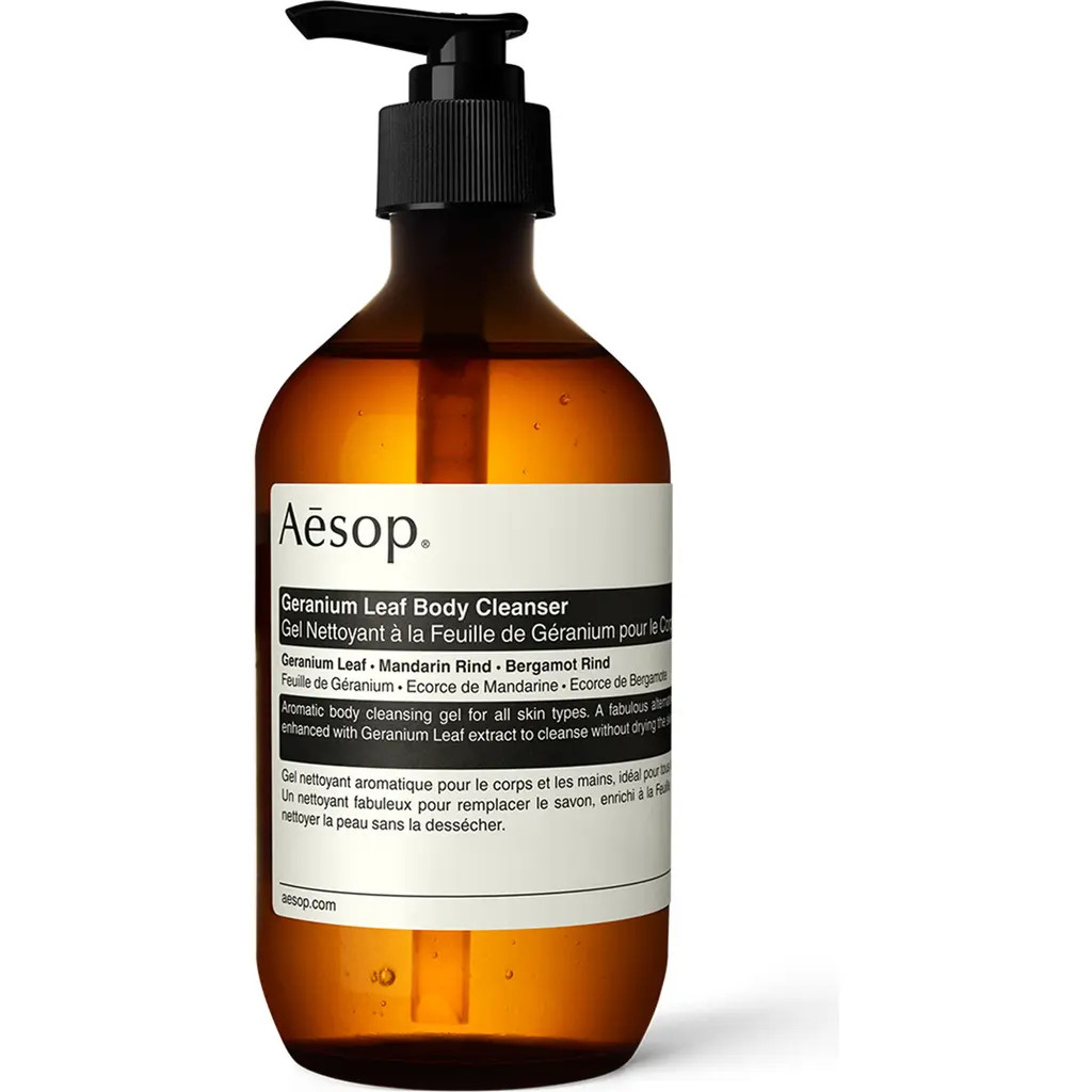 Aesop Geranium Leaf Body Cleanser in Pump at Nordstrom, Size 16.9 Oz | Nordstrom