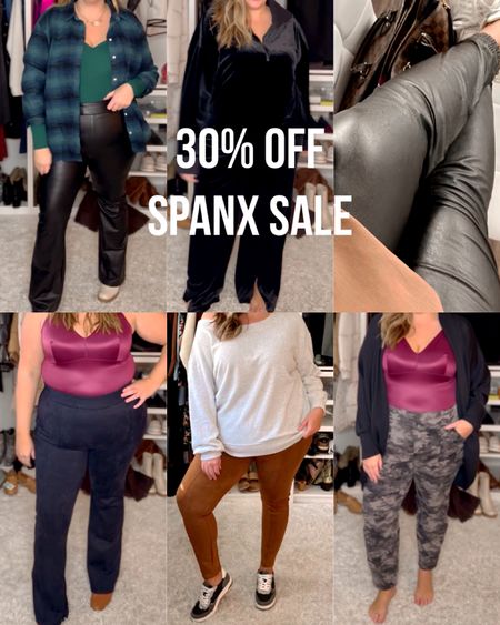30% off Spanx sale happening now, a great time to try these staple pieces if you’ve been wanting to! Machine washable and high quality — I am genuinely impressed by Spanx. For reference I’m a 2x/18/20 5’8 and I am wearing a 2x in everything, but the velvet tracksuit I sized up to a 3x but I do think it runs true to size. Most of these are final sale so ask me if you have any questions! These prices are so good. 

#LTKworkwear #LTKcurves #LTKsalealert