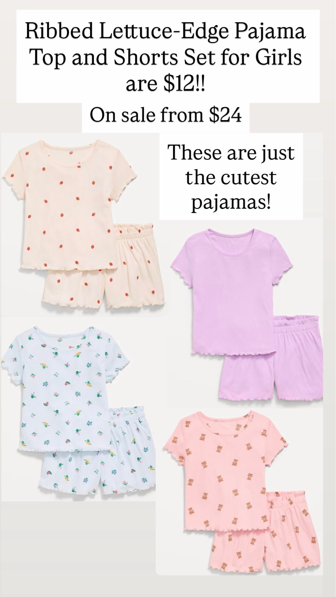These pajamas for girls are on sale right now for $12 from $24.

#LTKKids #LTKSaleAlert
