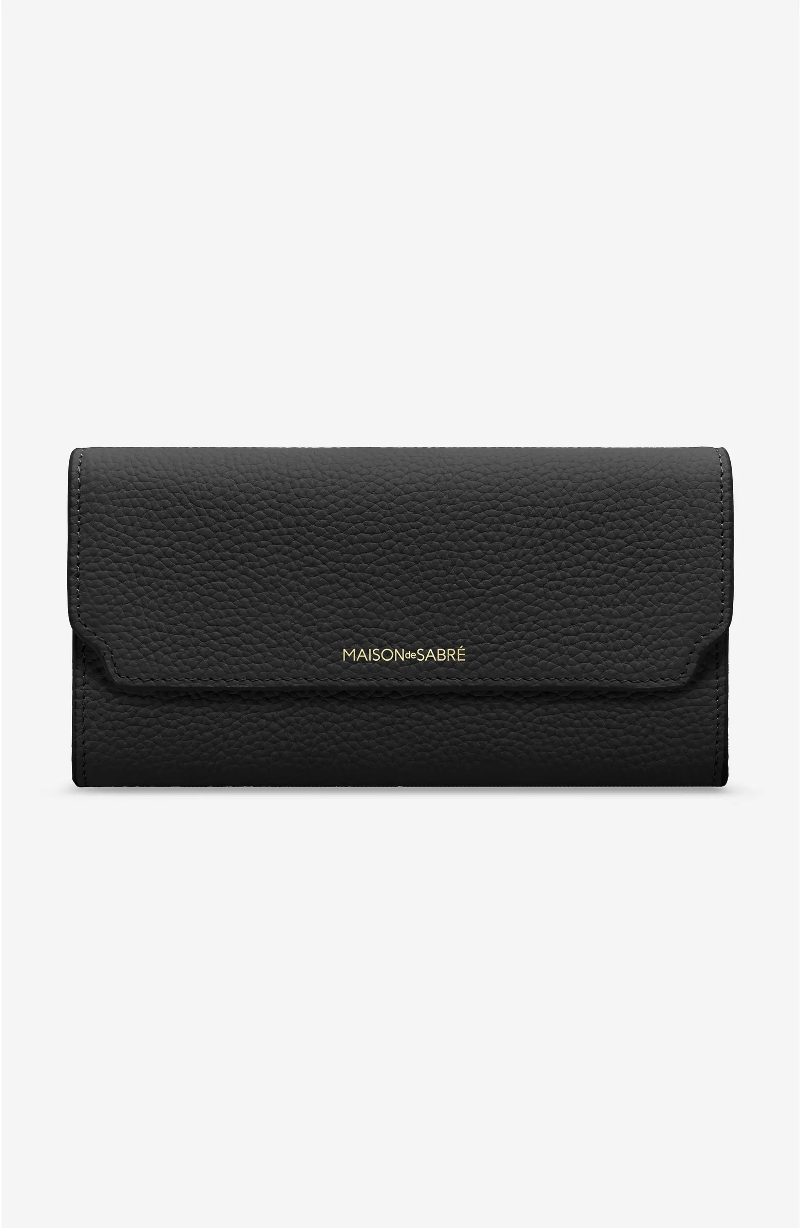 MAISON de SABRÉ Long Leather Flap Wallet | Nordstrom | Nordstrom