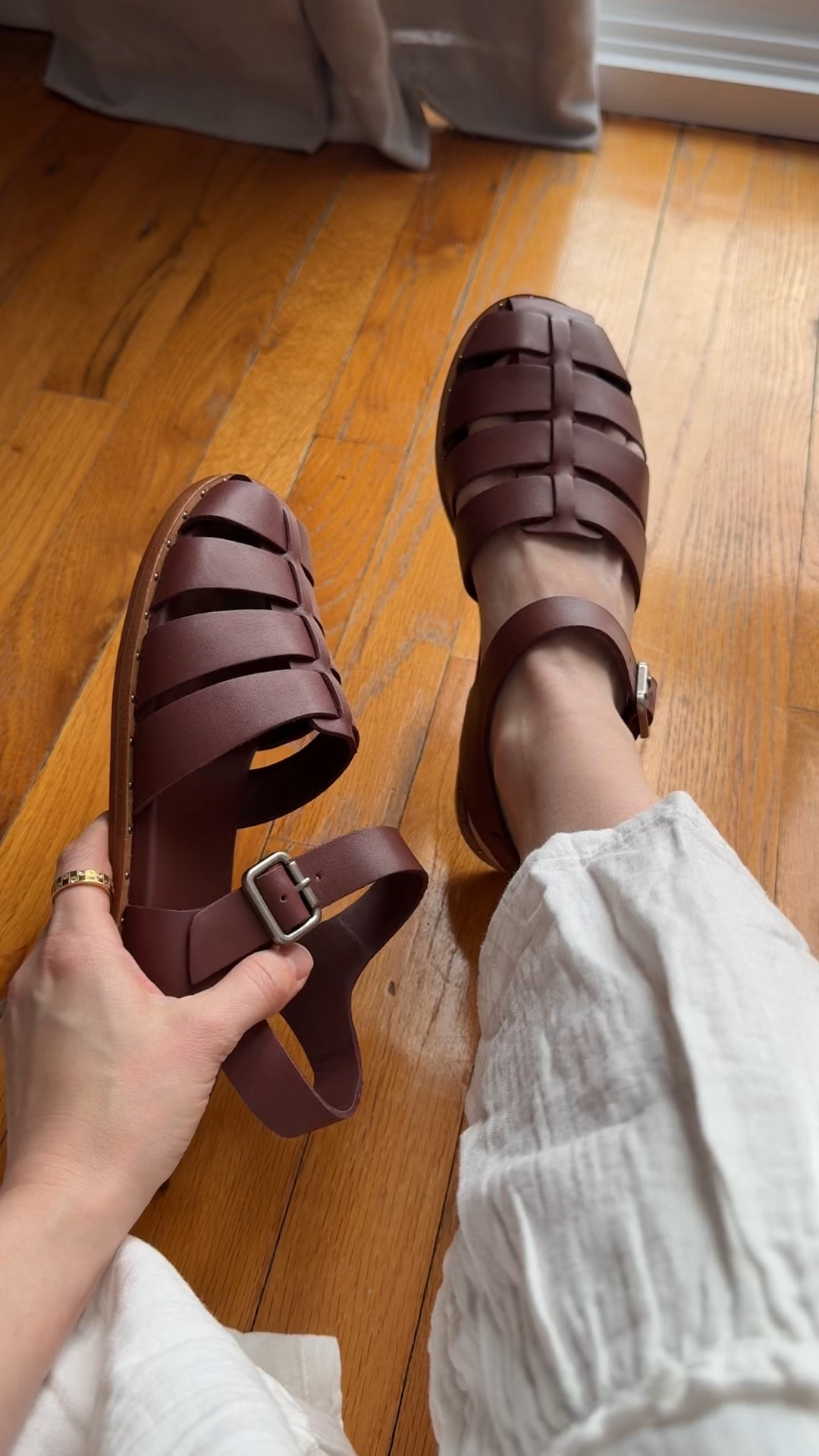Vacation sandals for Hawaii
Italian leather and no inside seams 
Wearing 7 brandy (I’m usually between 6.5 and 7)
Sustainably made and 365 day free returns 


#LTKTravel #LTKPetite #LTKootd