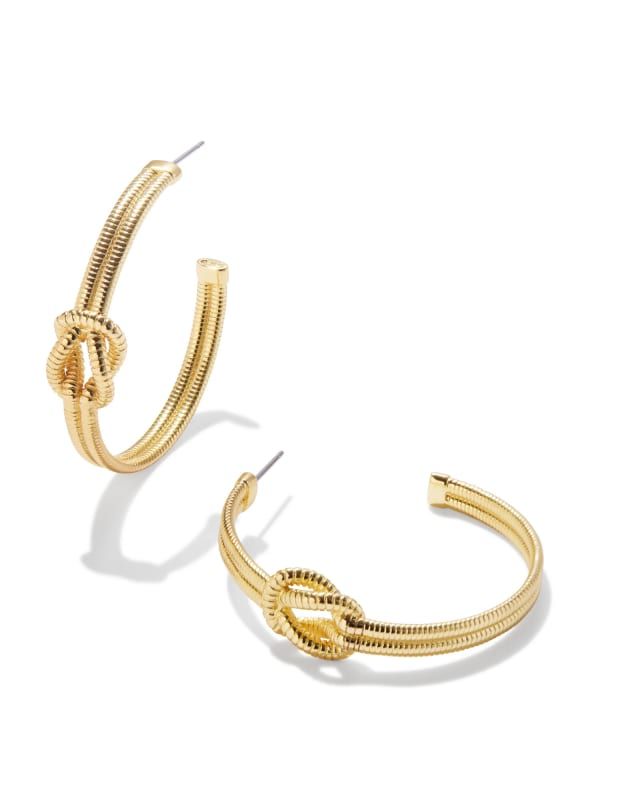 Annie Hoop Earrings in Gold | Kendra Scott