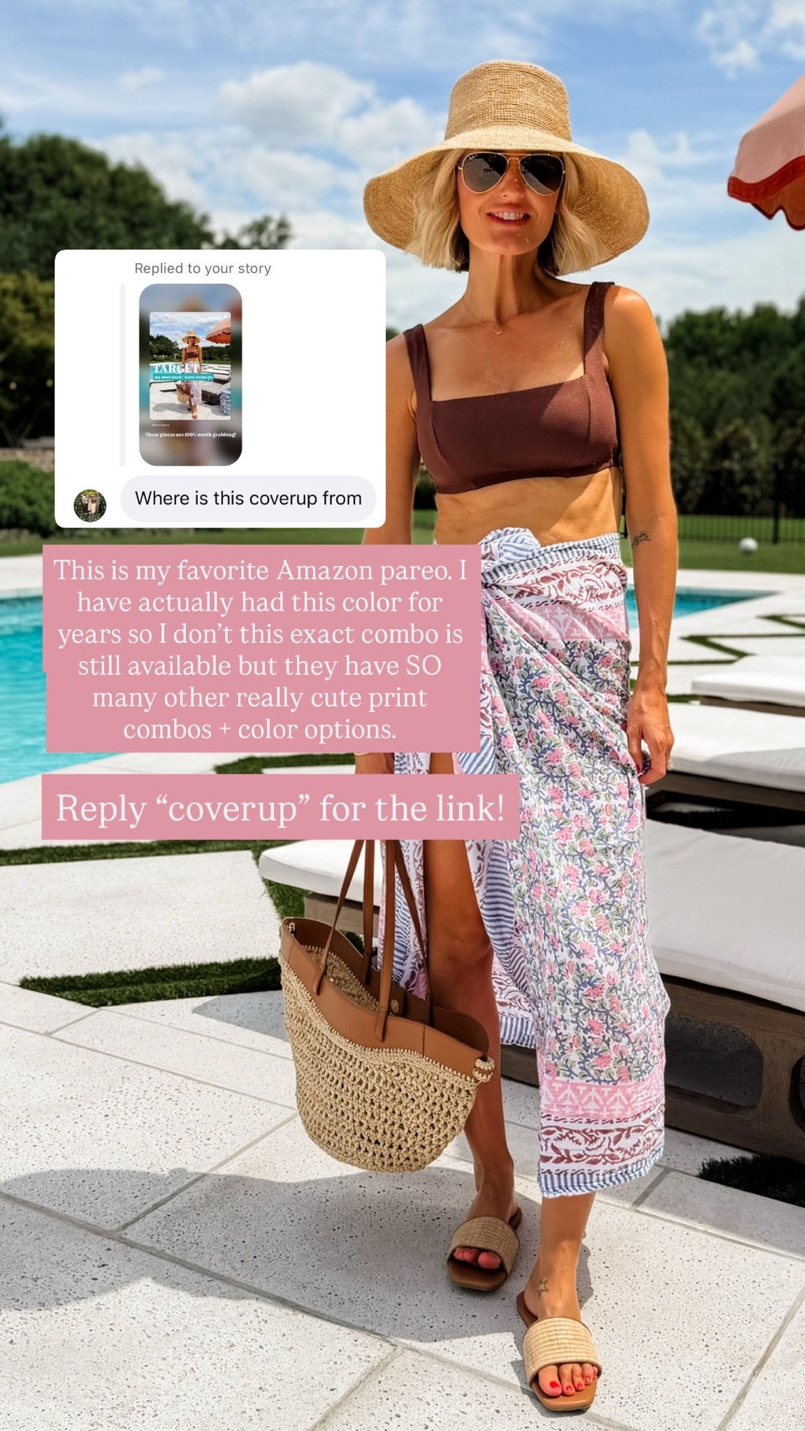 This pareo comes in so many colors & prints! Definitely a must have for summer 👏🏼

Loverly Grey, Amazon find, Amazon fashion, pareo, sarong, swim coverup

#LTKSwim #LTKSeasonal #LTKTravel