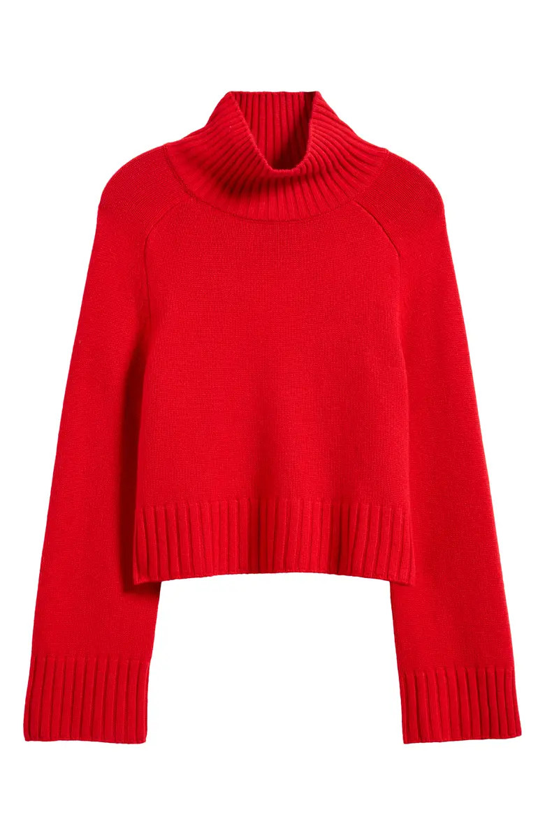 Brooke Crop Cashmere Turtleneck Sweater | Nordstrom