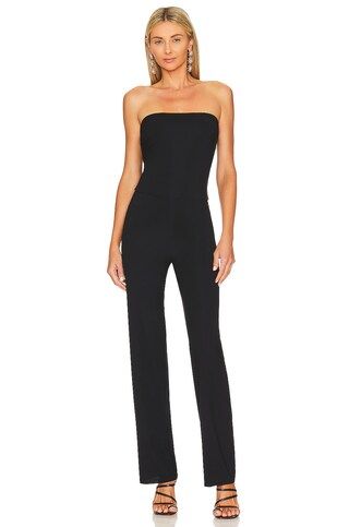 Wolford Aurora Pure Cut Out Jumpsuit in Black from Revolve.com | Revolve Clothing (Global)