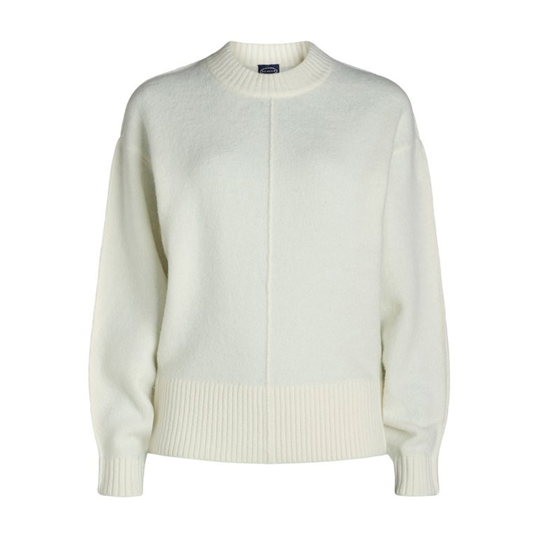 Scoop Women’s & Women's Plus Reverse Seam Crewneck Sweater, Lightweight, Sizes XS-4X | Walmart (US)